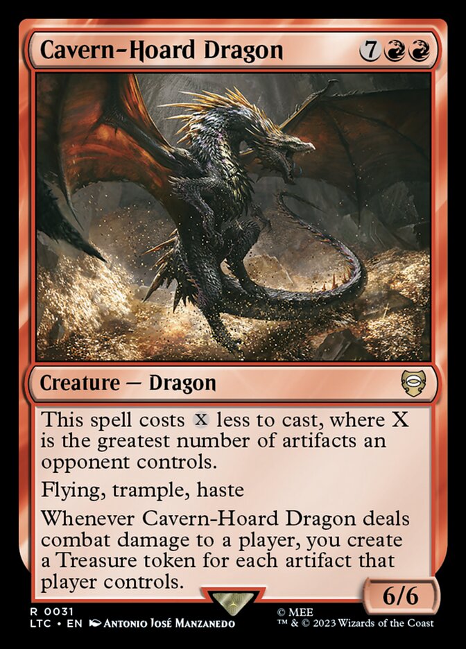 Cavern-Hoard Dragon 31 (Commander: The Lord of the Rings: Tales of Middle-earth)  | Good Games Cannington