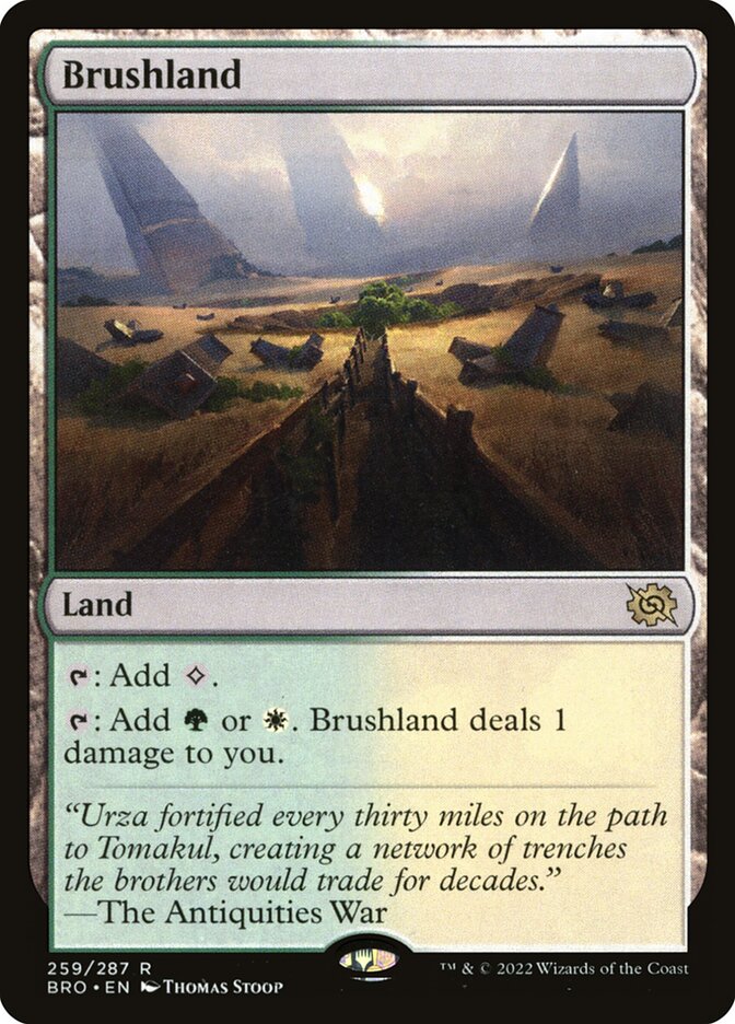 Brushland 259 (The Brothers' War)  - Foil | Good Games Cannington