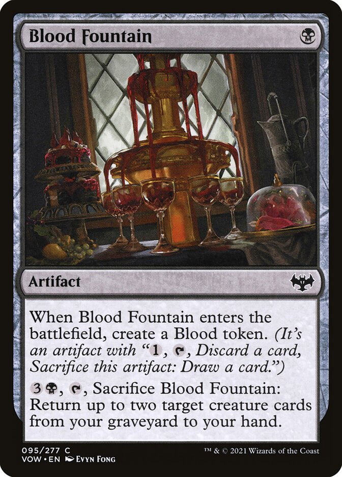 Blood Fountain 95/277 (Innistrad: Crimson Vow)  | Good Games Cannington