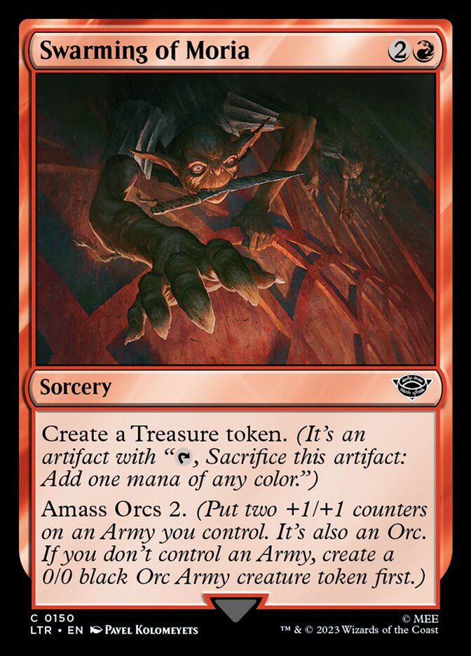 Swarming of Moria 150 (Universes Beyond: The Lord of the Rings: Tales of Middle-earth)  - Foil | Good Games Cannington