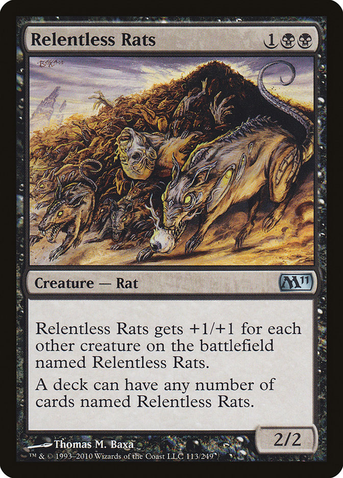 Relentless Rats 113 (Magic 2011 (M11))  | Good Games Cannington