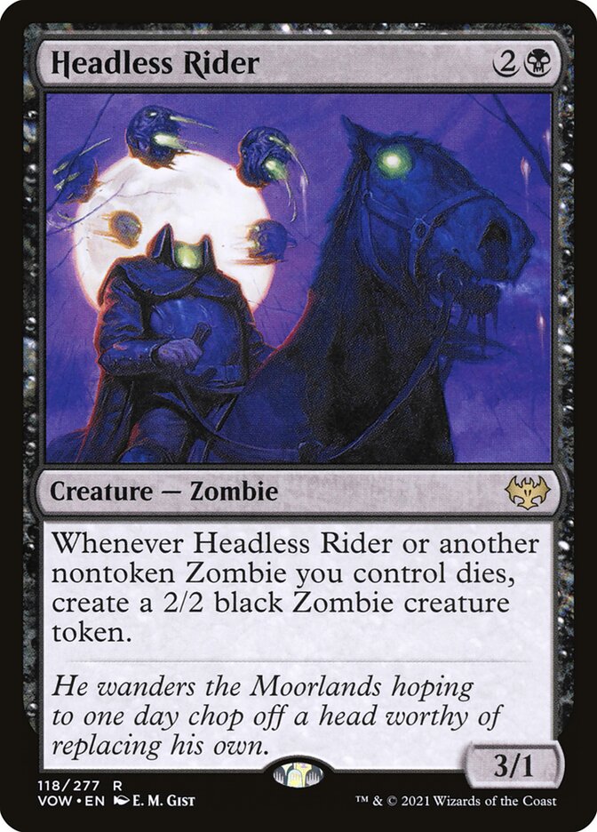 Headless Rider 118/277 (Innistrad: Crimson Vow)  | Good Games Cannington