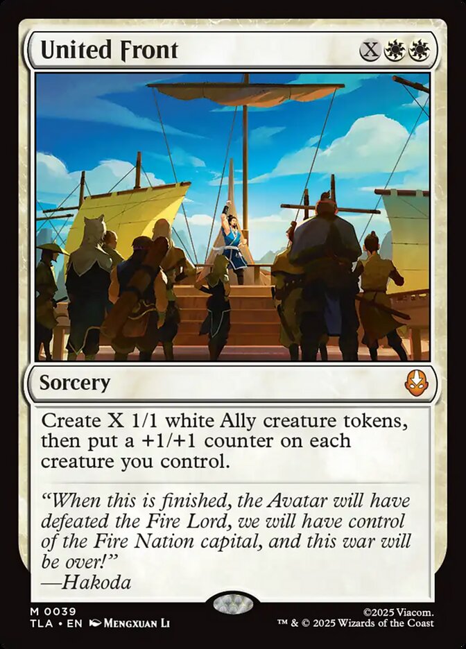 United Front 39 (Avatar: The Last Airbender)  - Foil | Good Games Cannington
