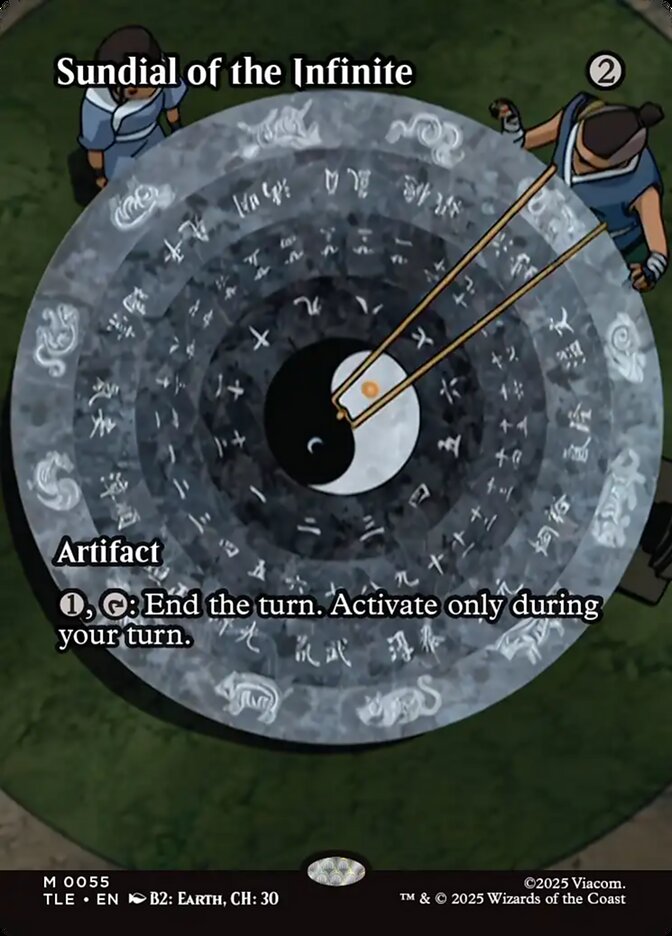 Sundial of the Infinite 55 (Avatar: The Last Airbender: Eternal-Legal)  - Borderless | Good Games Cannington