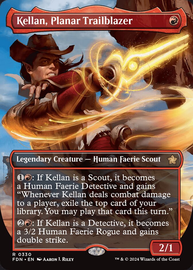Kellan, Planar Trailblazer 330 (Foundations)  - Borderless | Good Games Cannington