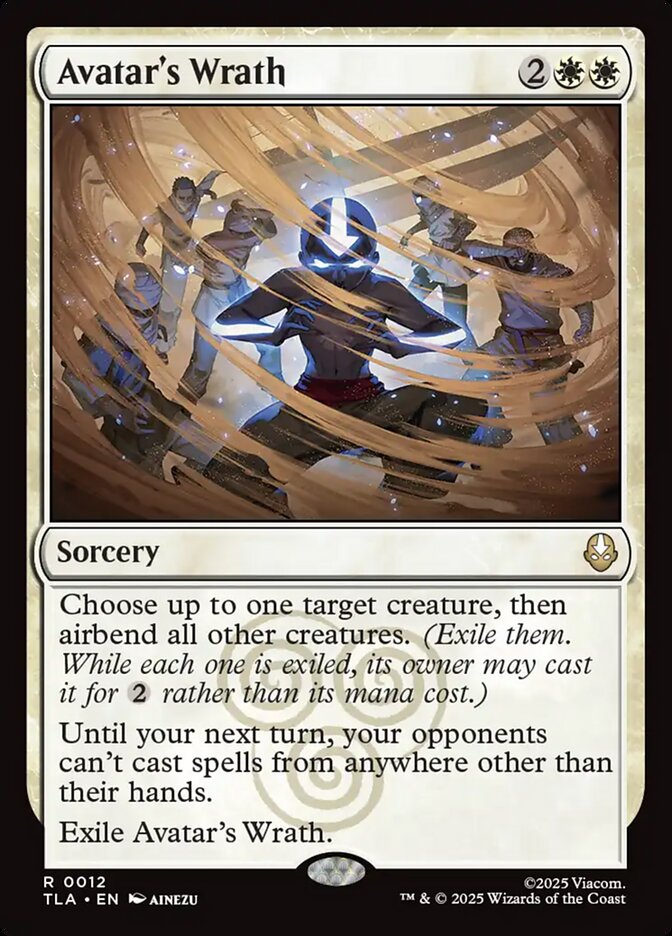 Avatar's Wrath 12/286 (Avatar: The Last Airbender)  - Foil | Good Games Cannington