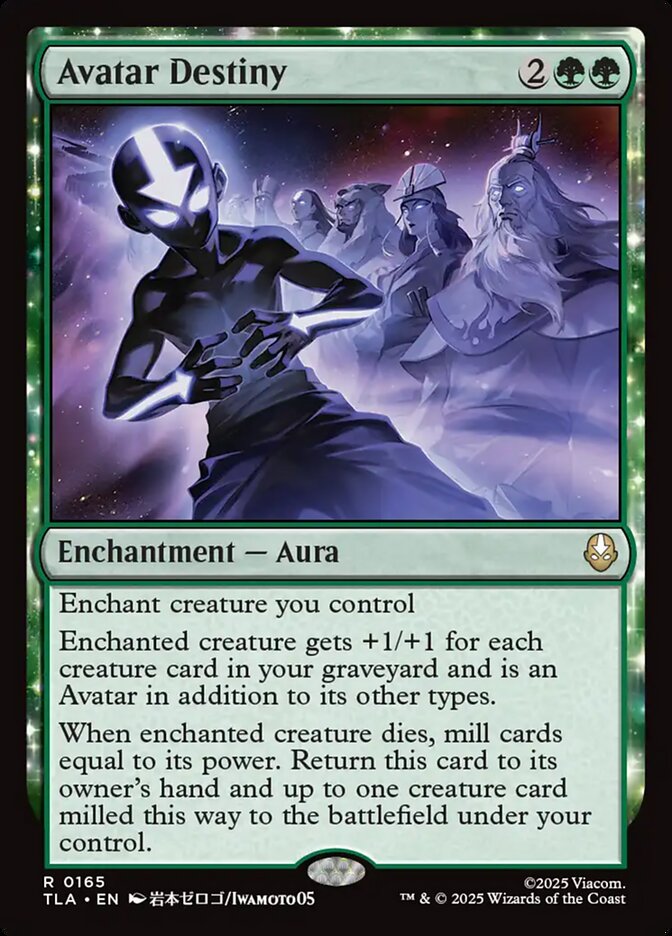 Avatar Destiny 165 (Avatar: The Last Airbender)  - Foil | Good Games Cannington