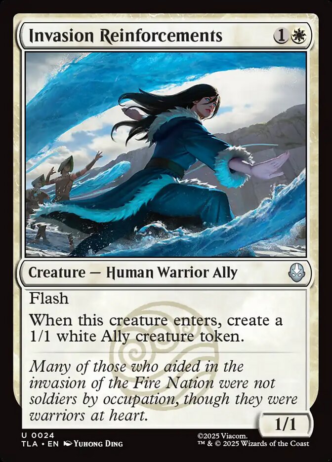 Invasion Reinforcements 24 (Avatar: The Last Airbender)  - Foil | Good Games Cannington