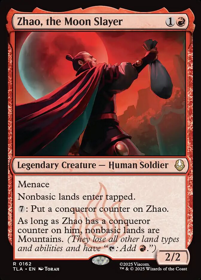 Zhao, the Moon Slayer 162/286 (Avatar: The Last Airbender)  - Foil | Good Games Cannington