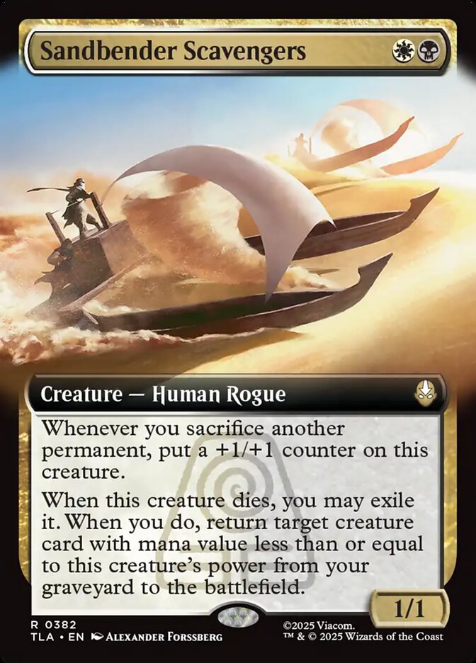 Sandbender Scavengers  382/286 (Avatar: The Last Airbender)  - Extended Art Foil | Good Games Cannington
