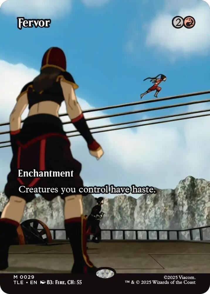 Fervor  29 (Avatar: The Last Airbender: Eternal-Legal)  - Borderless | Good Games Cannington