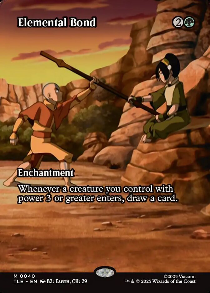 Elemental Bond 40/317 (Avatar: The Last Airbender: Eternal-Legal)  - Borderless Foil | Good Games Cannington