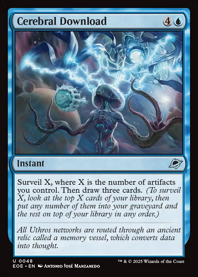 Cerebral Download 48 (Edge of Eternities)  - Foil | Good Games Cannington