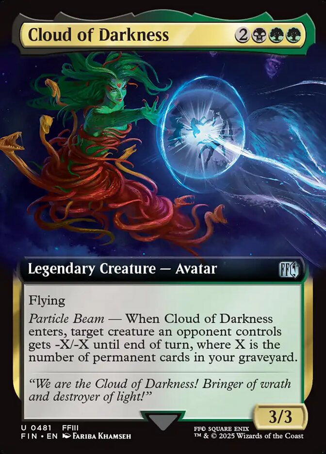 Cloud of Darkness 481/309 (FINAL FANTASY)  - Extended Art | Good Games Cannington