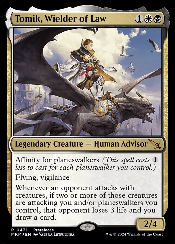 Tomik, Wielder of Law 431/286 (Prerelease Cards)  - Foil | Good Games Cannington