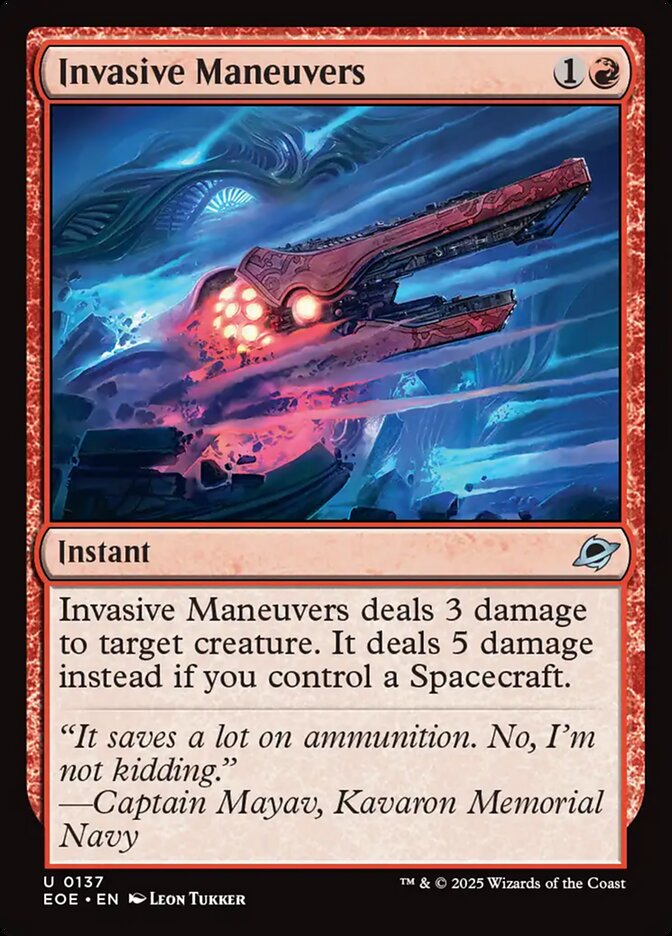 Invasive Maneuvers 137 (Edge of Eternities)  | Good Games Cannington