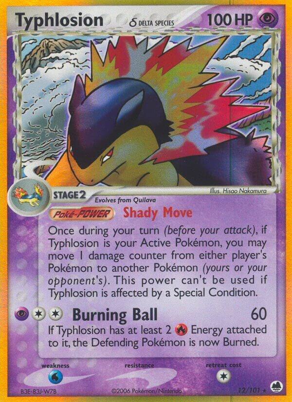 Typhlosion Delta Species 12/101 (Dragon Frontiers)  - Holofoil | Good Games Cannington