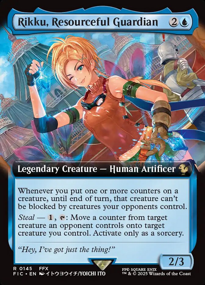 Rikku, Resourceful Guardian 145 (Commander: FINAL FANTASY)  - Extended Art | Good Games Cannington