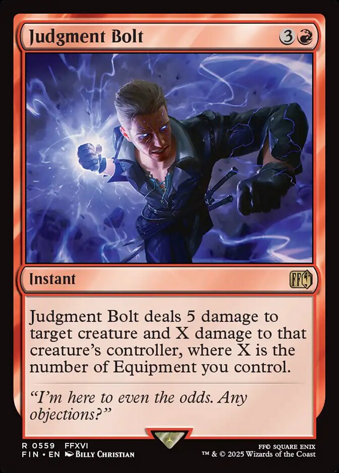 Judgment Bolt 559/309 (FINAL FANTASY)  | Good Games Cannington