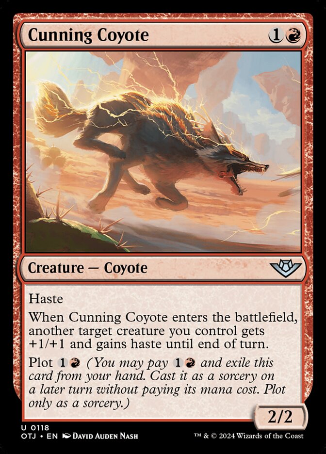 Cunning Coyote 118 (Outlaws of Thunder Junction)  | Good Games Cannington