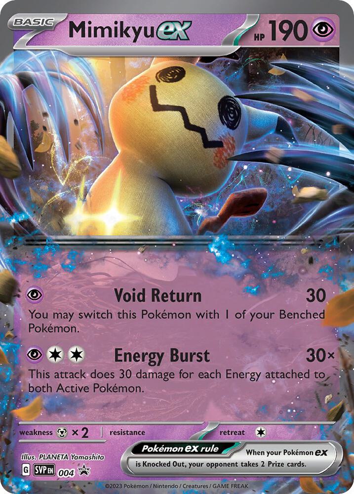 Mimikyu ex 004 (SV: Scarlet & Violet Promo Cards)  - Holofoil | Good Games Cannington