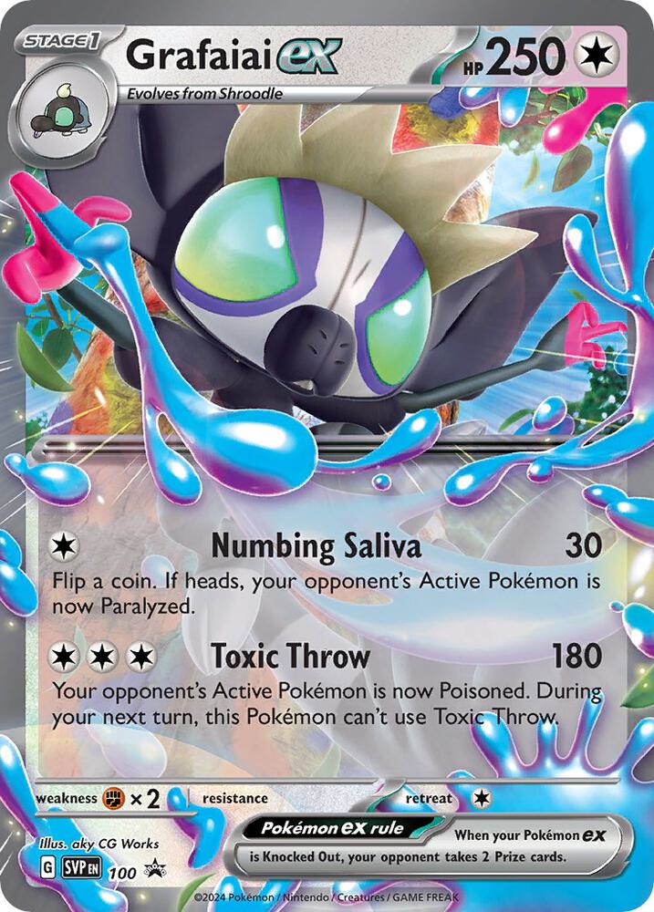 Grafaiai ex 100 (SV: Scarlet & Violet Promo Cards)  - Holofoil | Good Games Cannington
