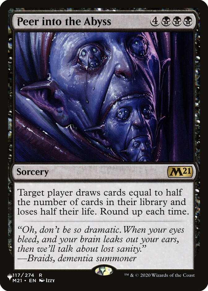 Peer into the Abyss 117/274 (The List Reprints)  | Good Games Cannington