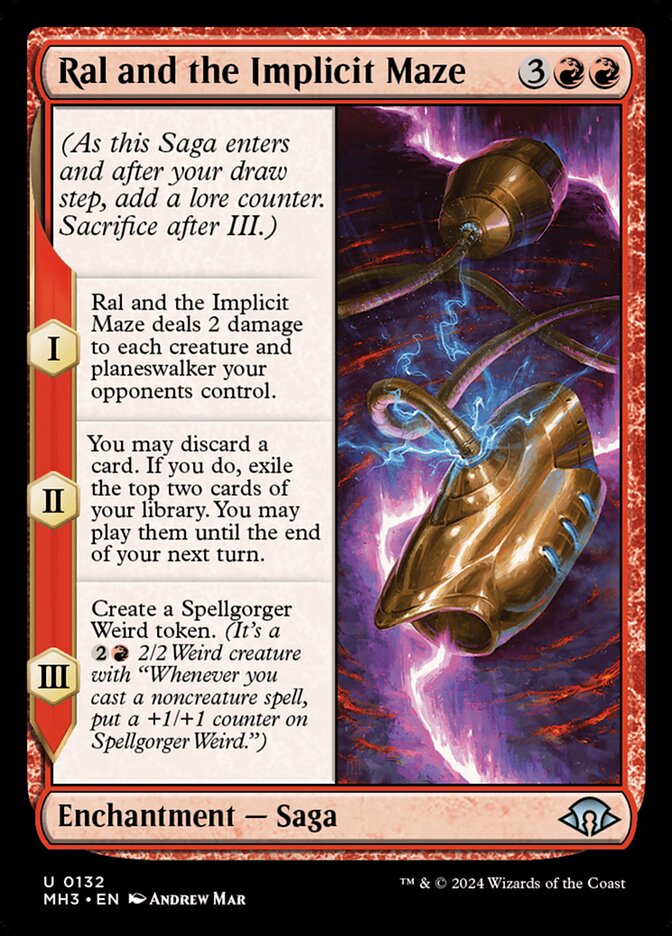 Ral and the Implicit Maze 132/319 (Modern Horizons 3)  | Good Games Cannington