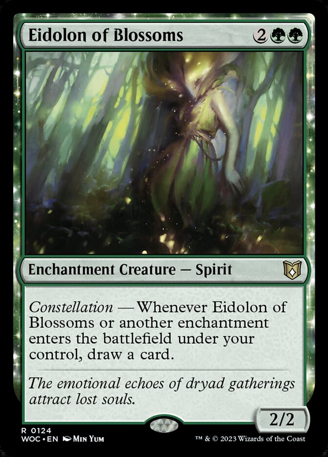 Eidolon of Blossoms 124/173 (Commander: Wilds of Eldraine)  | Good Games Cannington