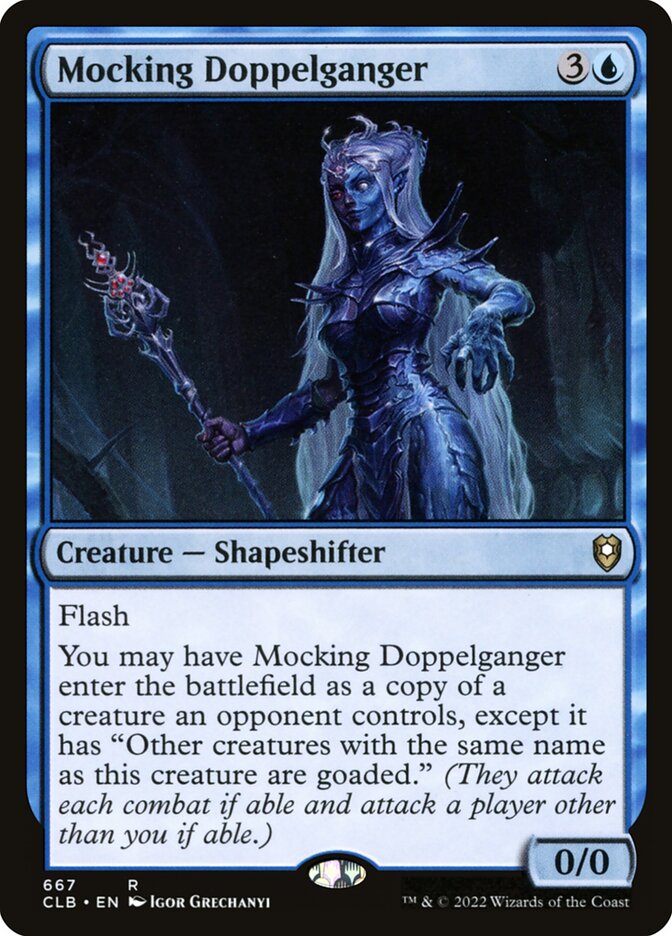 Mocking Doppelganger 667 (Commander Legends: Battle for Baldur's Gate)  | Good Games Cannington
