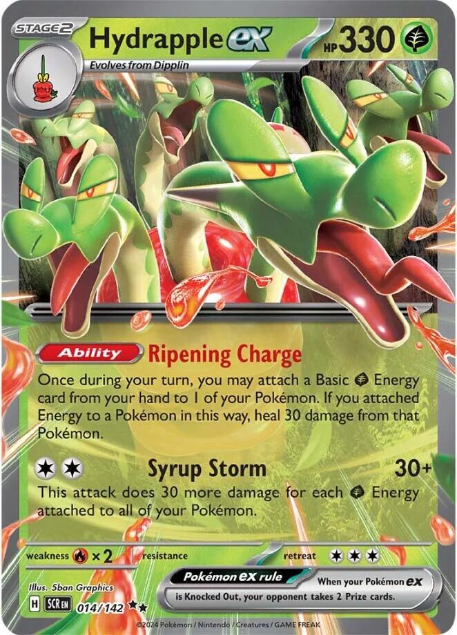 Hydrapple ex 014/142 (SV07: Stellar Crown)  - Holofoil | Good Games Cannington