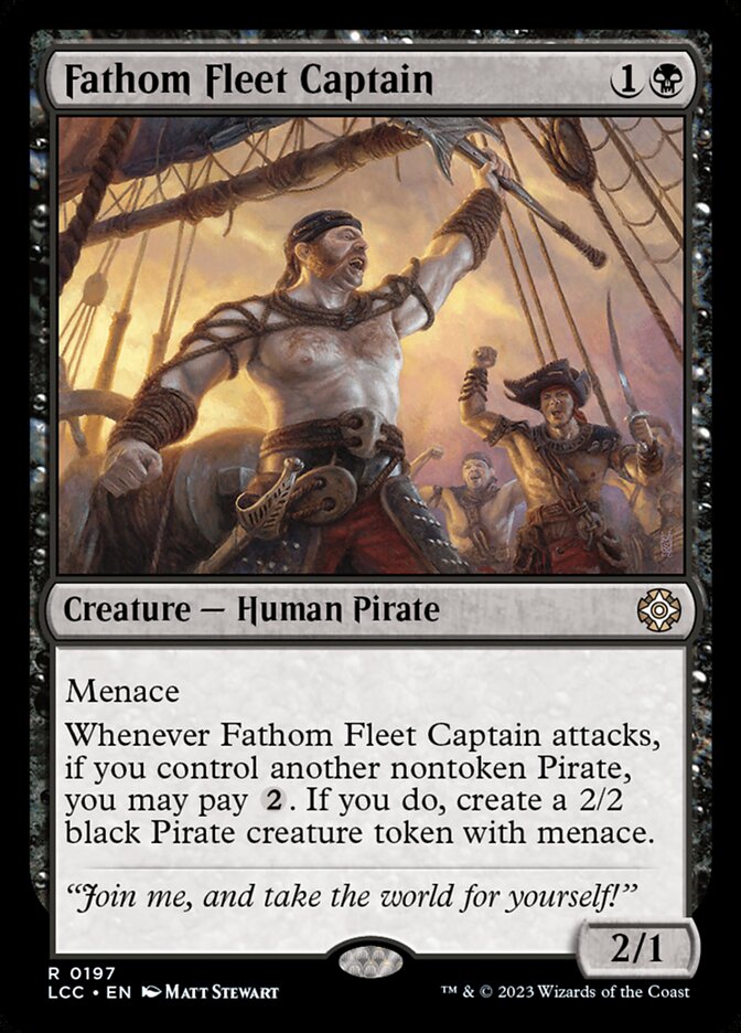Fathom Fleet Captain 197 (Commander: The Lost Caverns of Ixalan)  | Good Games Cannington