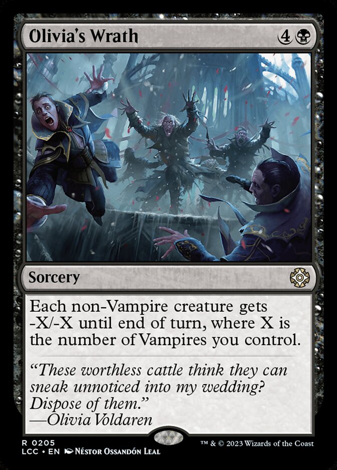 Olivia's Wrath 205 (Commander: The Lost Caverns of Ixalan)  | Good Games Cannington