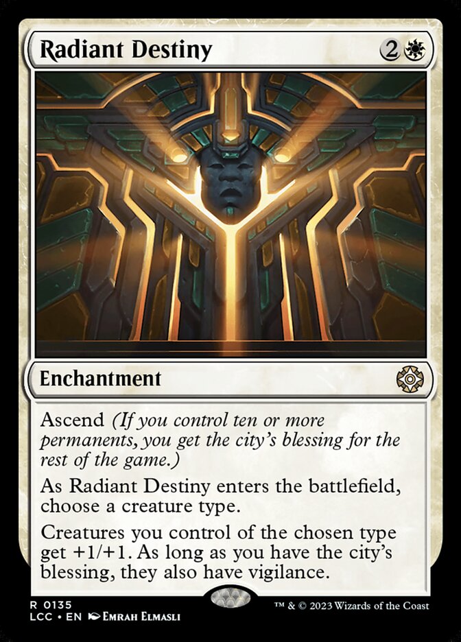 Radiant Destiny 135 (Commander: The Lost Caverns of Ixalan)  | Good Games Cannington