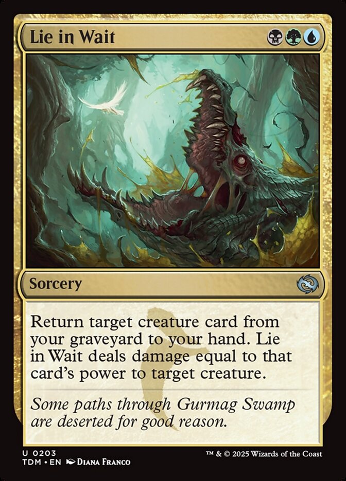 Lie in Wait 203 (Tarkir: Dragonstorm)  | Good Games Cannington