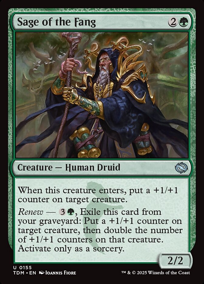 Sage of the Fang 155 (Tarkir: Dragonstorm)  | Good Games Cannington