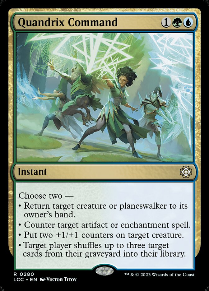 Quandrix Command 280/370 (Commander: The Lost Caverns of Ixalan)  | Good Games Cannington