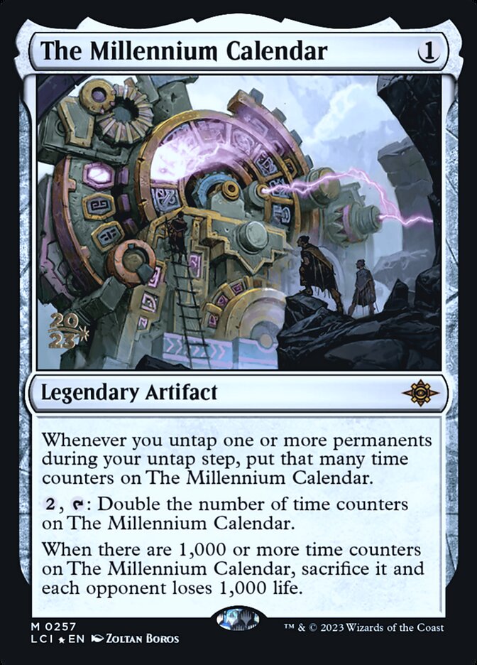 The Millennium Calendar 257s/138 (Prerelease Cards)  - Foil | Good Games Cannington