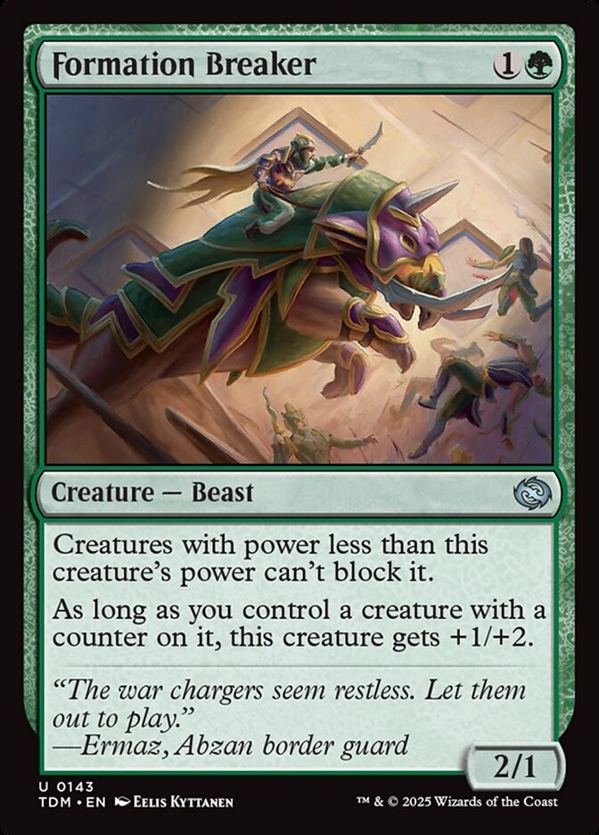 Formation Breaker 143 (Tarkir: Dragonstorm)  - Foil | Good Games Cannington