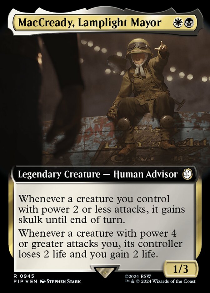 MacCready, Lamplight Mayor 945 (Universes Beyond: Fallout)  - Foil | Good Games Cannington