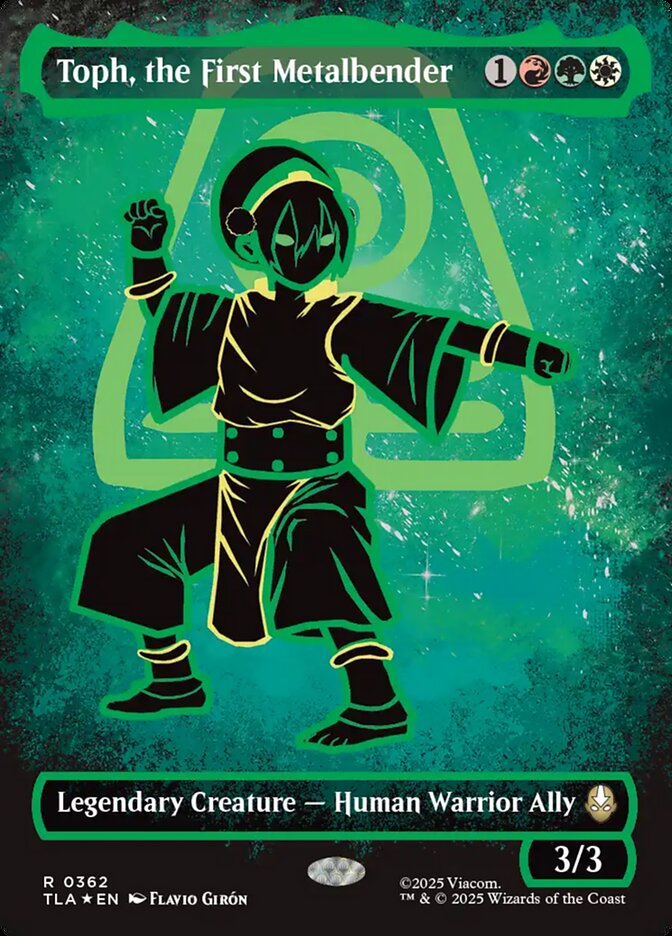 Toph, the First Metalbender 362/286 (Avatar: The Last Airbender)  - Borderless Neon Ink Foil | Good Games Cannington