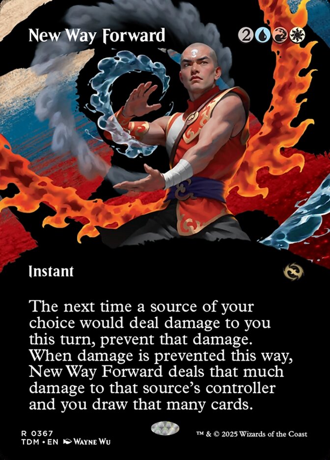 New Way Forward 367 (Tarkir: Dragonstorm)  - Borderless Foil | Good Games Cannington