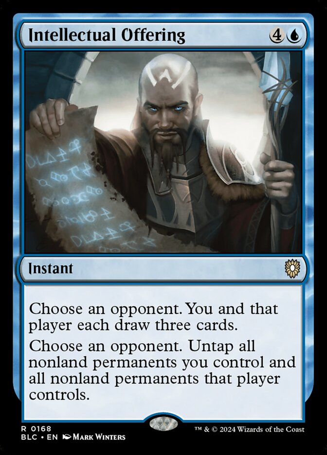 Intellectual Offering 168 (Commander: Bloomburrow)  | Good Games Cannington