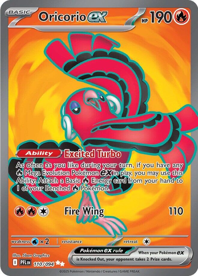 Oricorio ex 110/094 (ME02: Phantasmal Flames)  - Holofoil | Good Games Cannington
