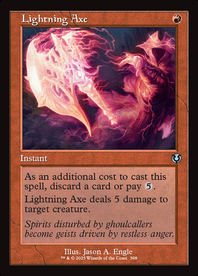 Lightning Axe 398 (Innistrad Remastered)  | Good Games Cannington