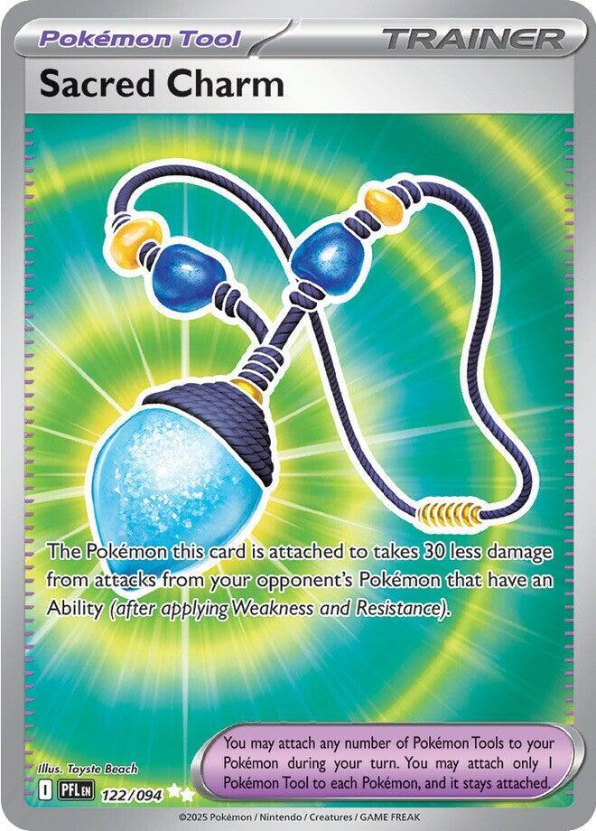 Sacred Charm 122/094 (ME02: Phantasmal Flames)  - Holofoil | Good Games Cannington
