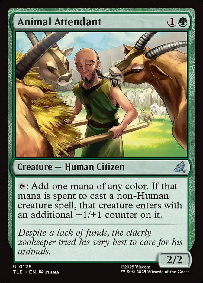 Animal Attendant 128/317 (Avatar: The Last Airbender: Eternal-Legal)  - Foil | Good Games Cannington