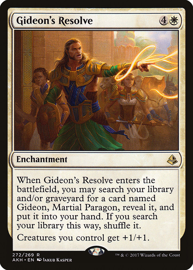 Gideon's Resolve 272 (Amonkhet)  | Good Games Cannington