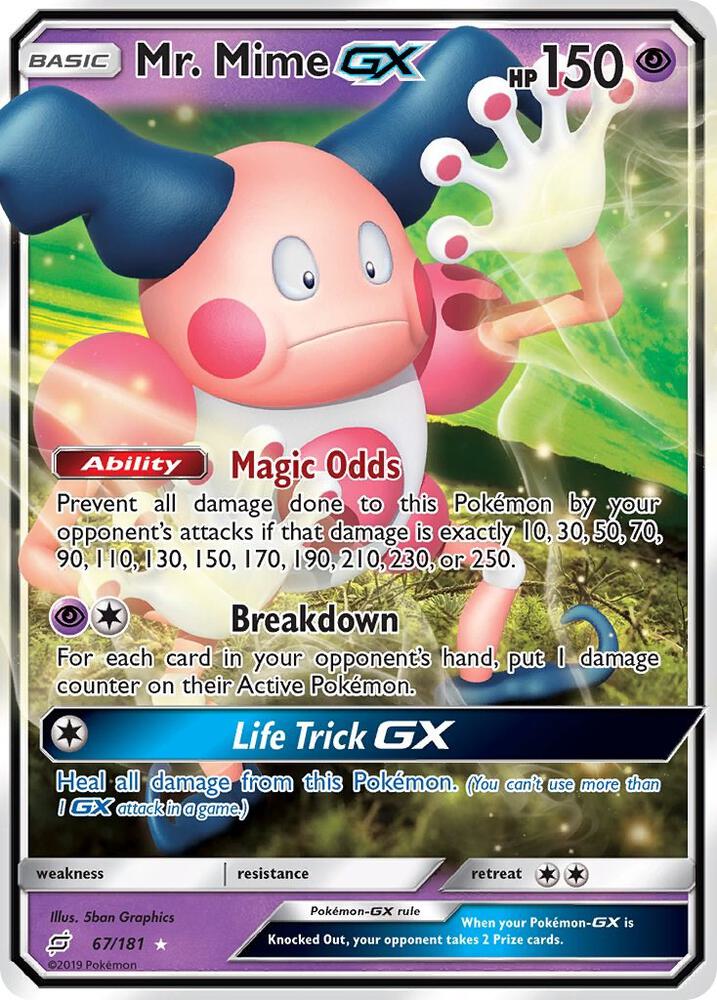 Mr. Mime GX 67/181 (SM - Team Up)  - Holofoil | Good Games Cannington