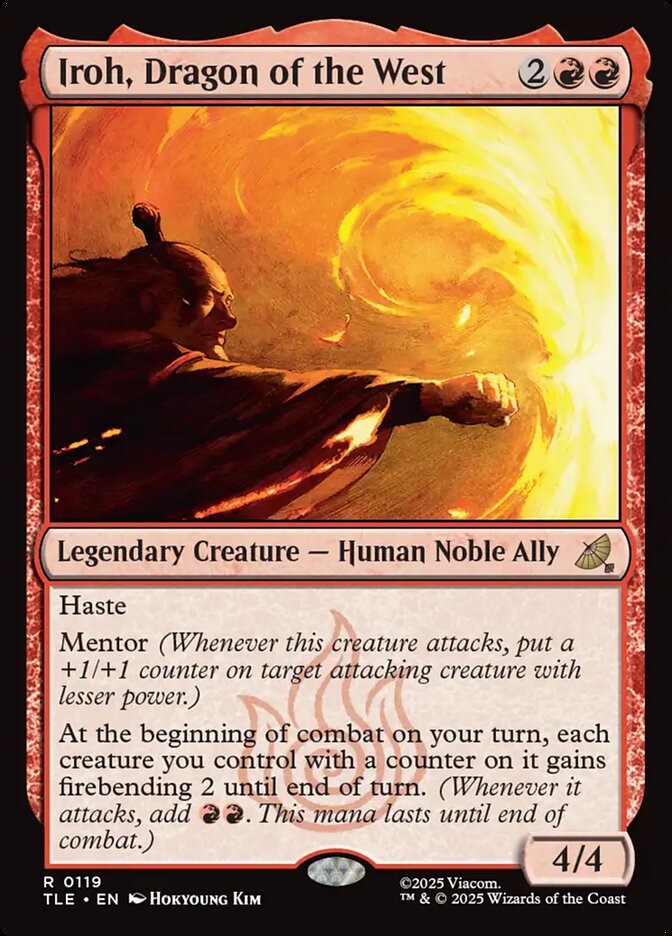 Iroh, Dragon of the West 119/317 (Avatar: The Last Airbender: Eternal-Legal)  - Foil | Good Games Cannington